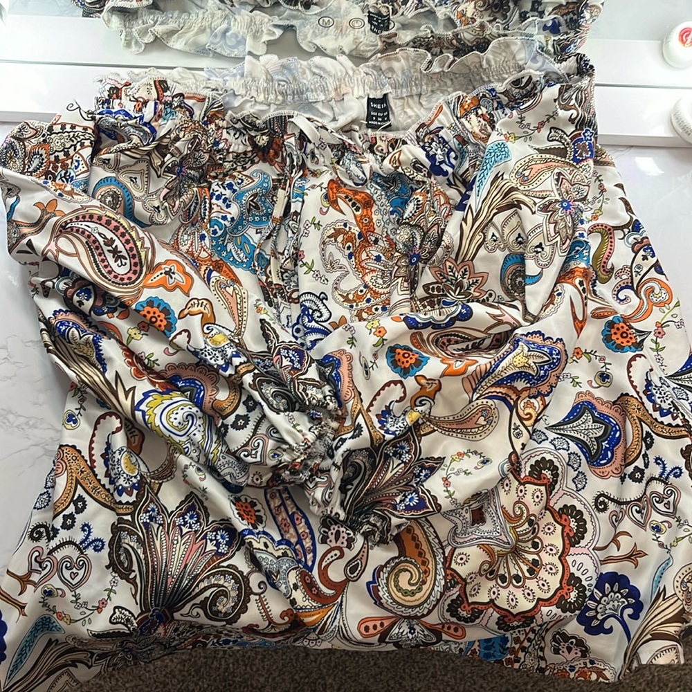 Floral print shirt